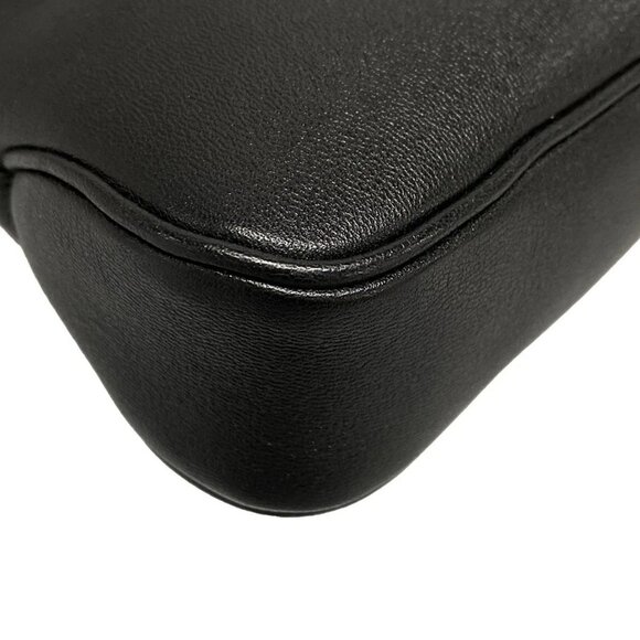 Auth GUCCI GG Marmont Black Leather Shoulder Bag - Picture 7 of 16